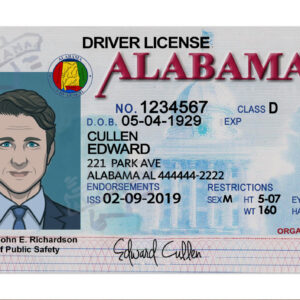 Alabama Deiver License Template Download United States Driver License Template